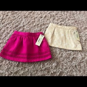 Set of 2 BNWT genuine kids skirts. 2T